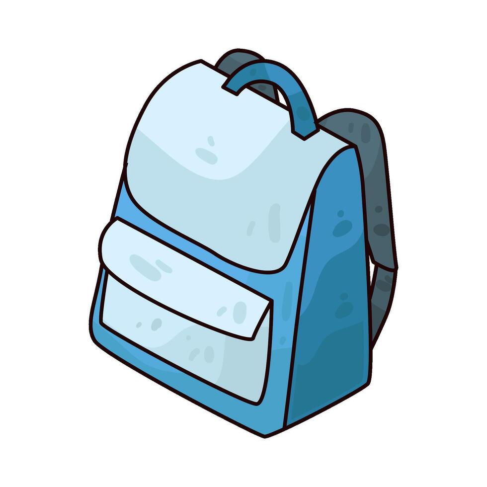 Illustration of backpack vector
