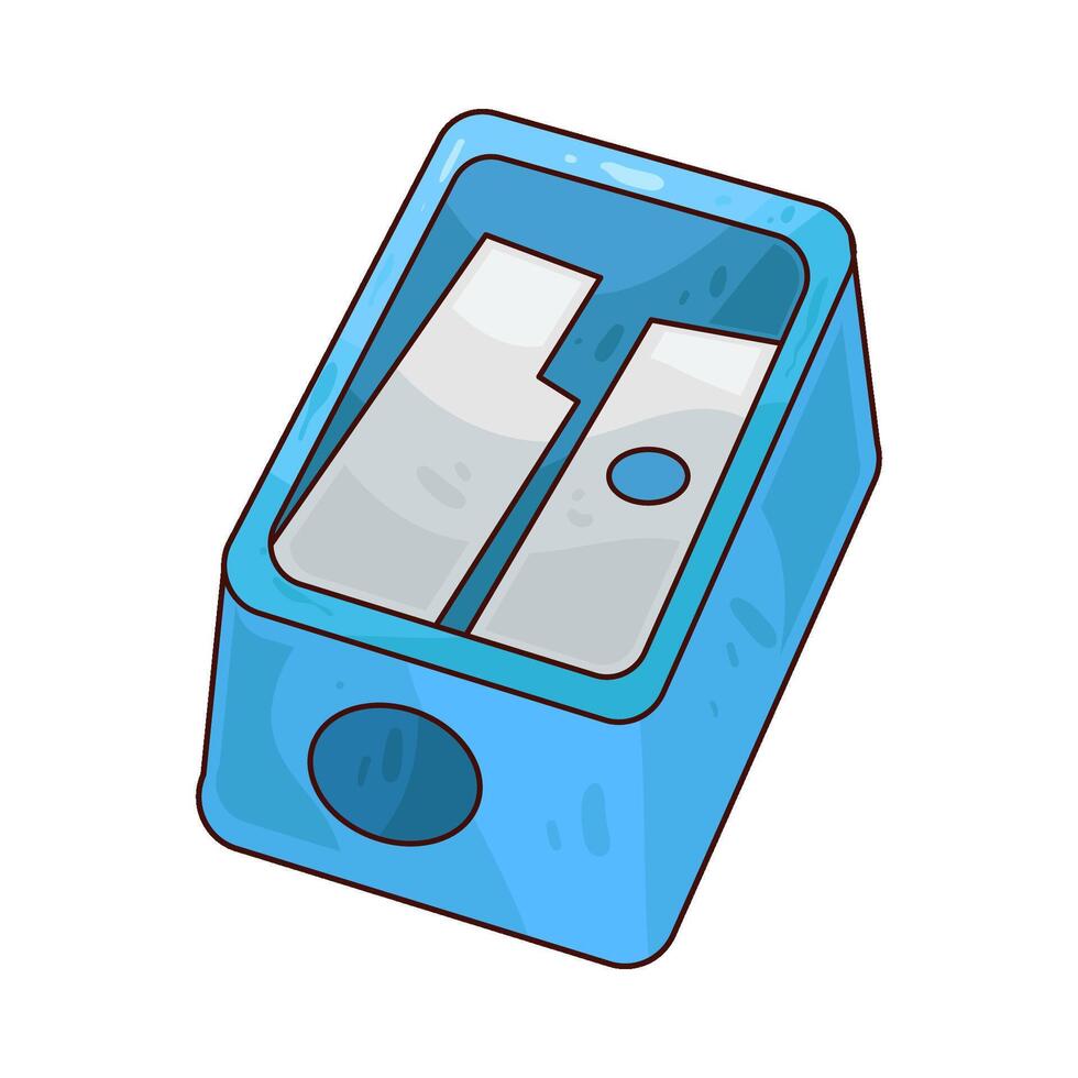 Illustration of pencil sharpener vector