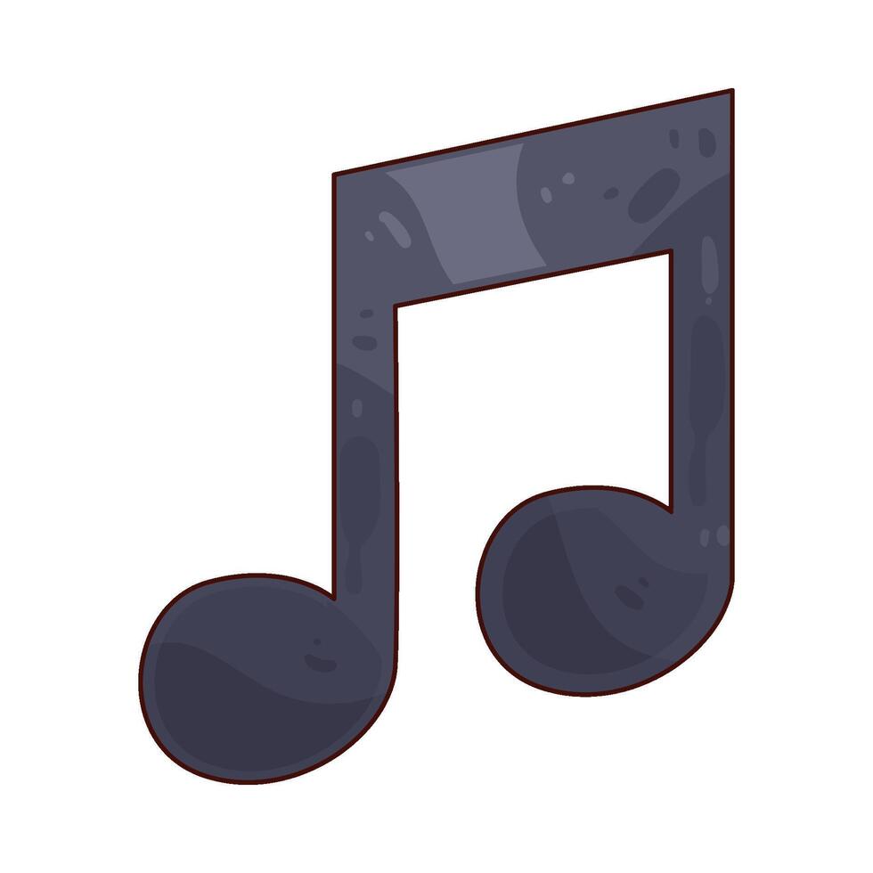 Illustration of music note vector
