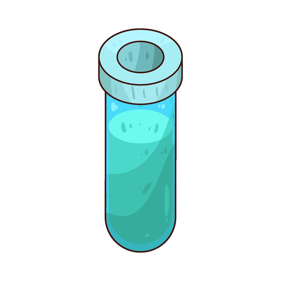 Illustration of test tube vector