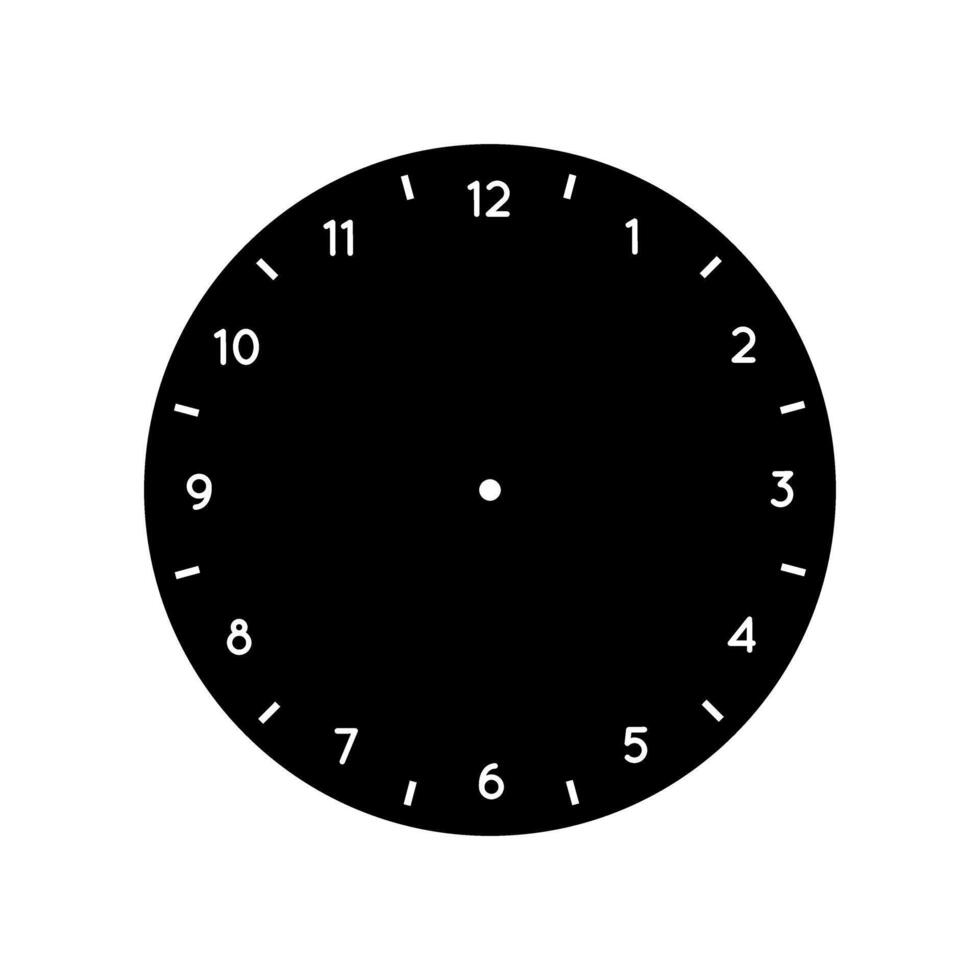 Clock face icon . Time illustration sign. Clock symbol. Wall clock logo. vector