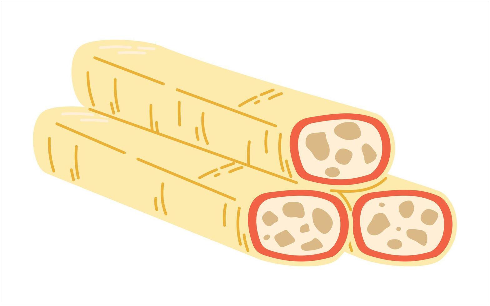 A minimalist and vibrant isolated illustration of traditional Turkish Delight Lokum with nuts, perfect for cultural, culinary, or dessert themed projects. vector