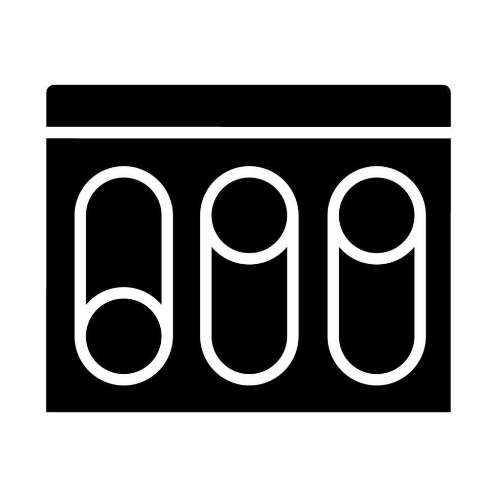Settings icon . Options illustration sign. adjustment symbol. control logo. vector