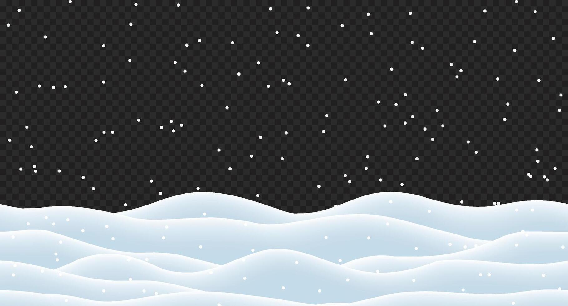 Winter background. Falling snow with snowflakes. Snow landscape decoration. Snow background. illustration vector