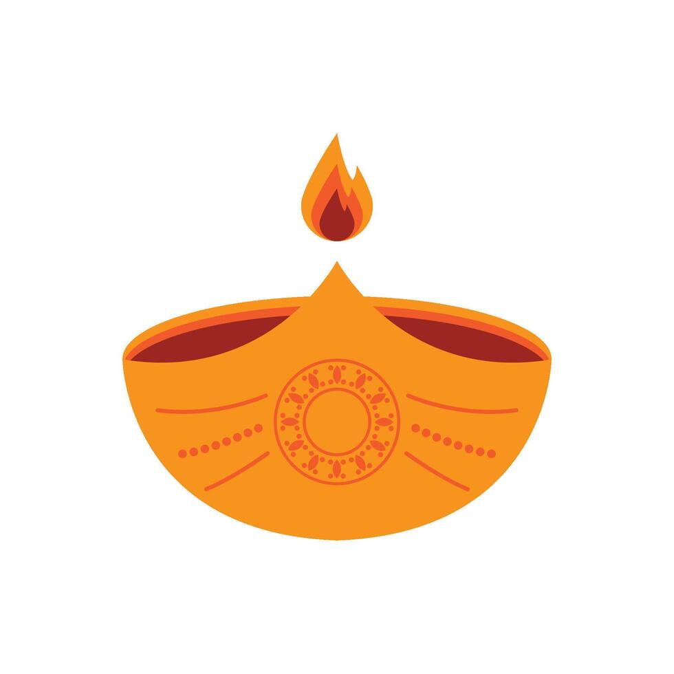 Diwali icon template design vector