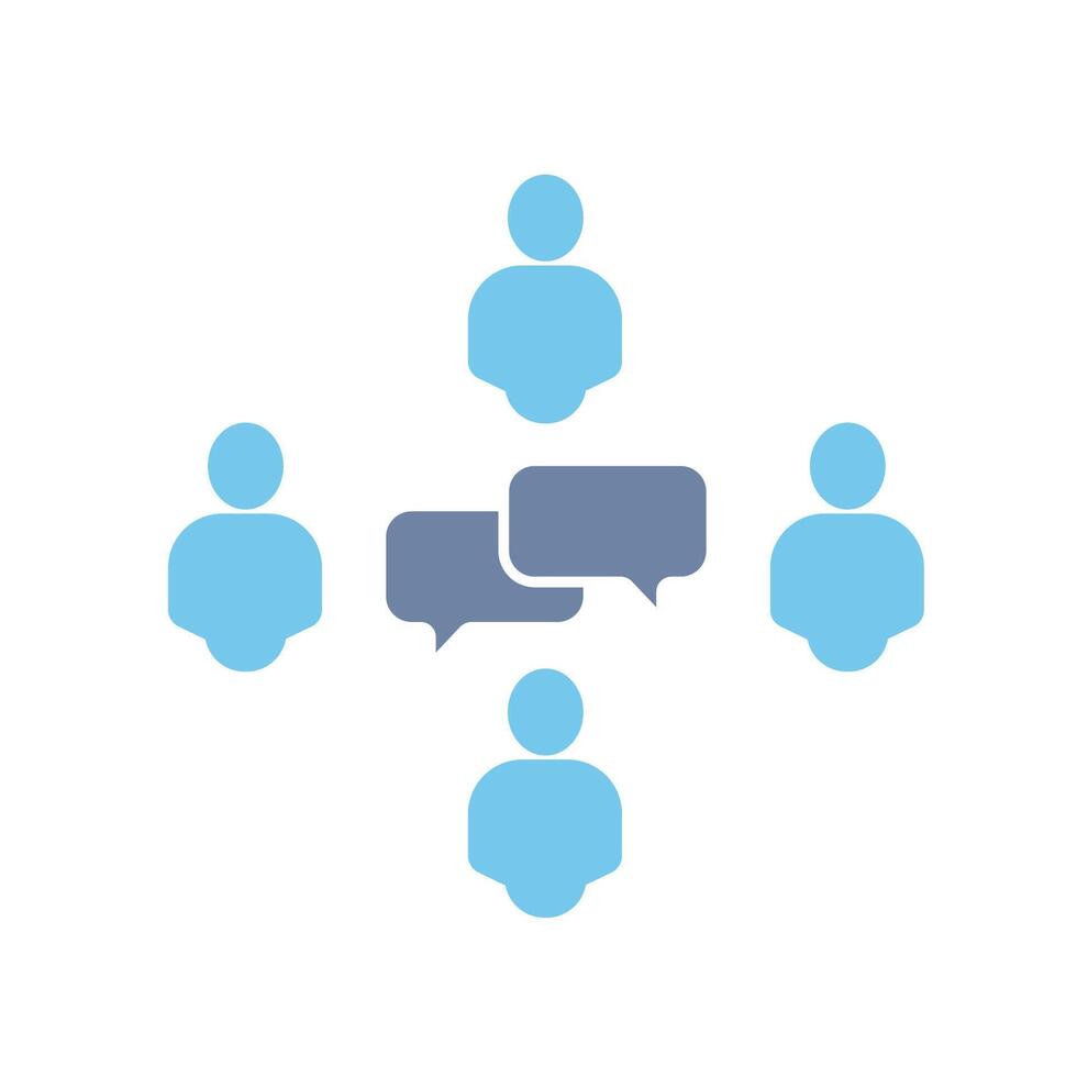 communication concept line icon. Simple element illustration. communication concept outline symbol design. vector