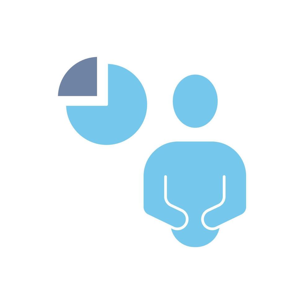 data analyst concept line icon. Simple element illustration. data analyst concept outline symbol design. vector