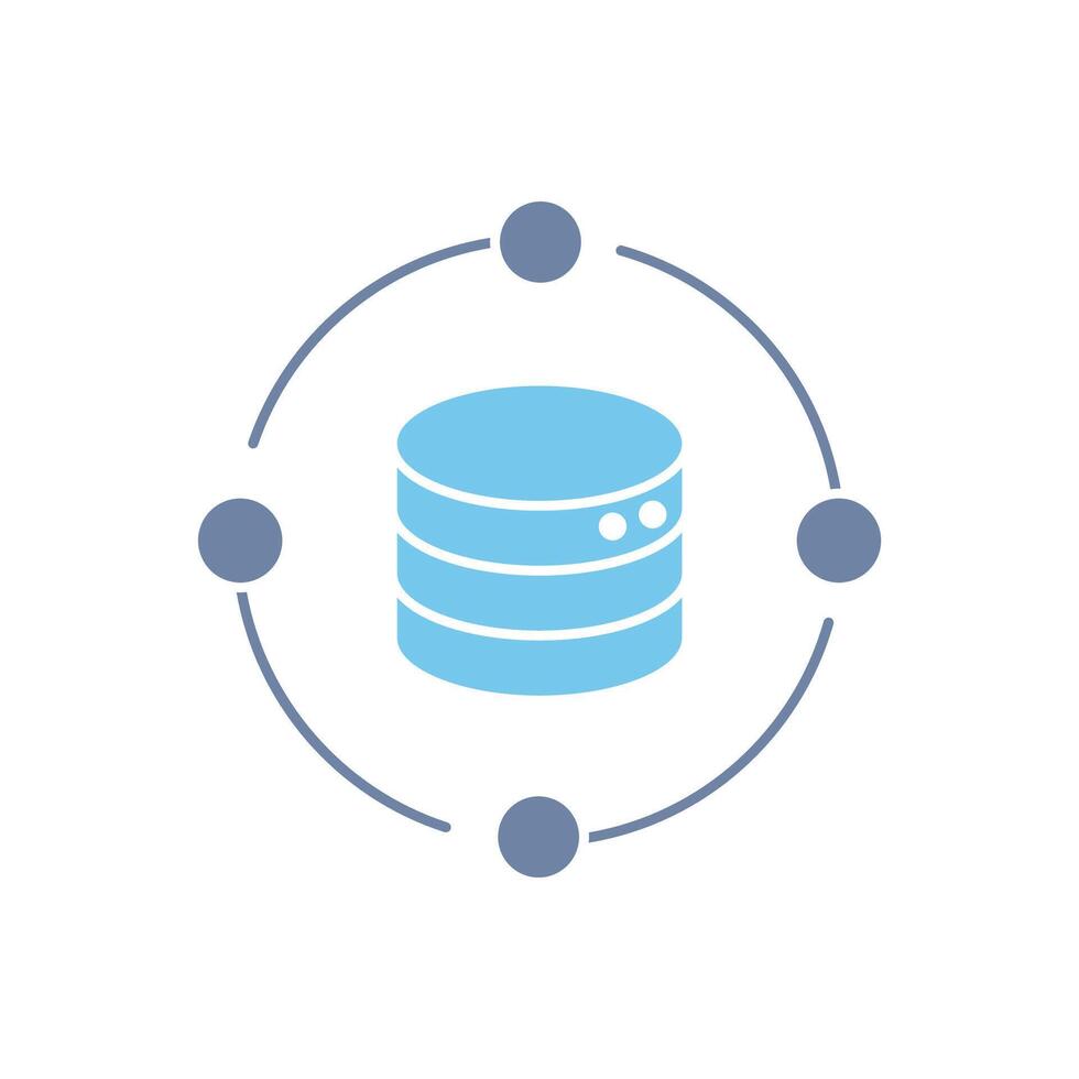 big data concept line icon. Simple element illustration. big data concept outline symbol design. vector