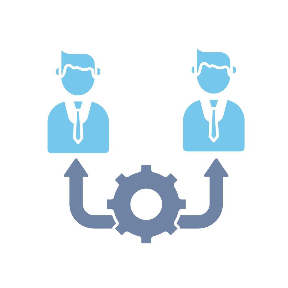 management concept line icon. Simple element illustration. management concept outline symbol design. vector