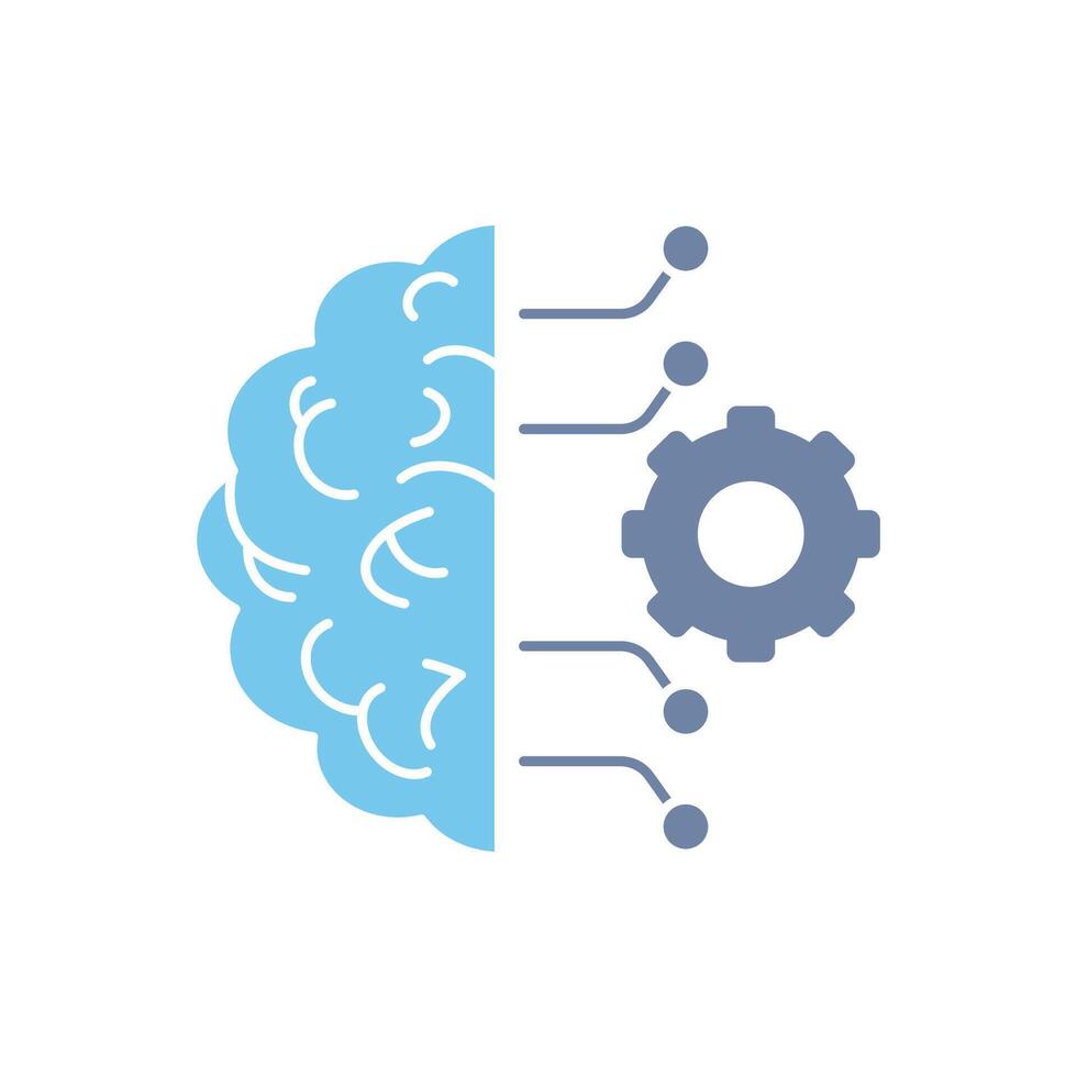 machine learning concept line icon. Simple element illustration. machine learning concept outline symbol design. vector