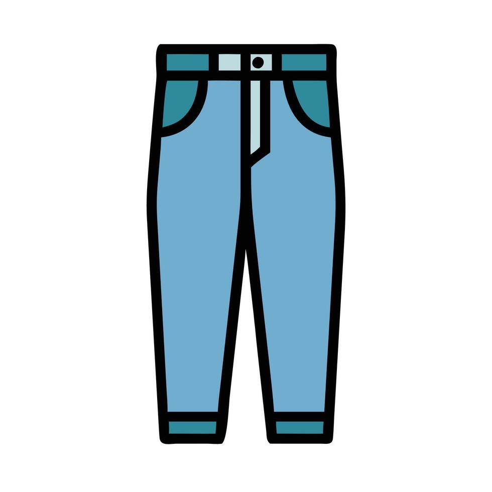 jeans icon, dress icon, clothing icon vector
