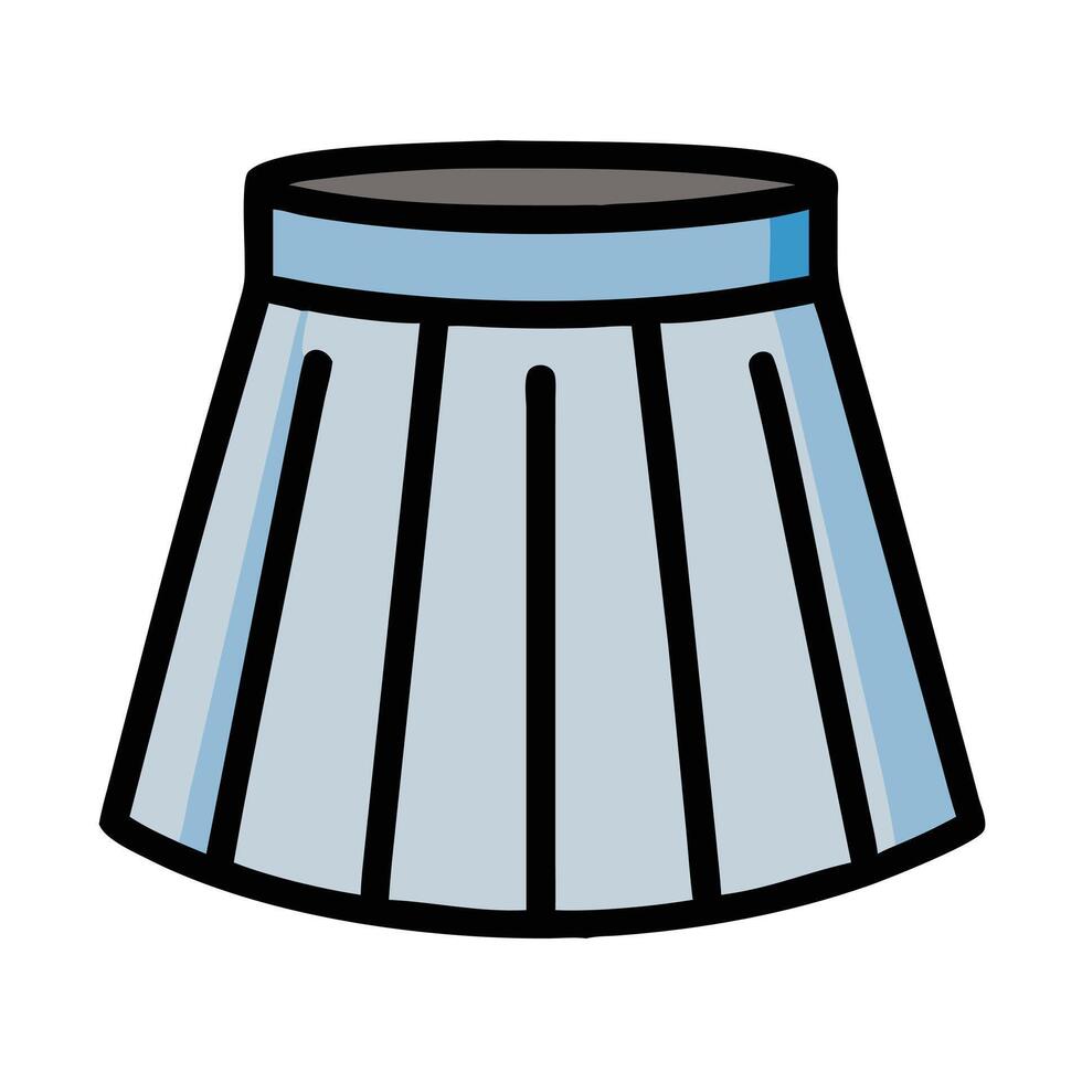 mini skirt icon, dress icon, clothing icon vector