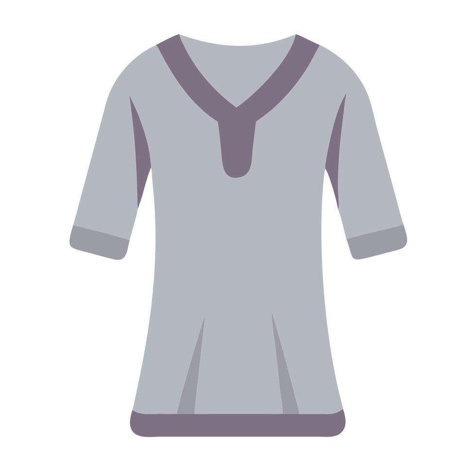 tunic icon, dress icon, clothing icon vector