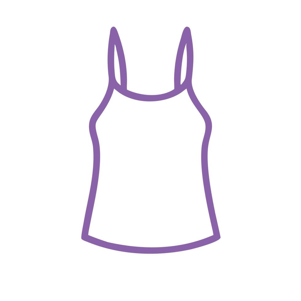 camisole icon, dress icon, clothing icon vector