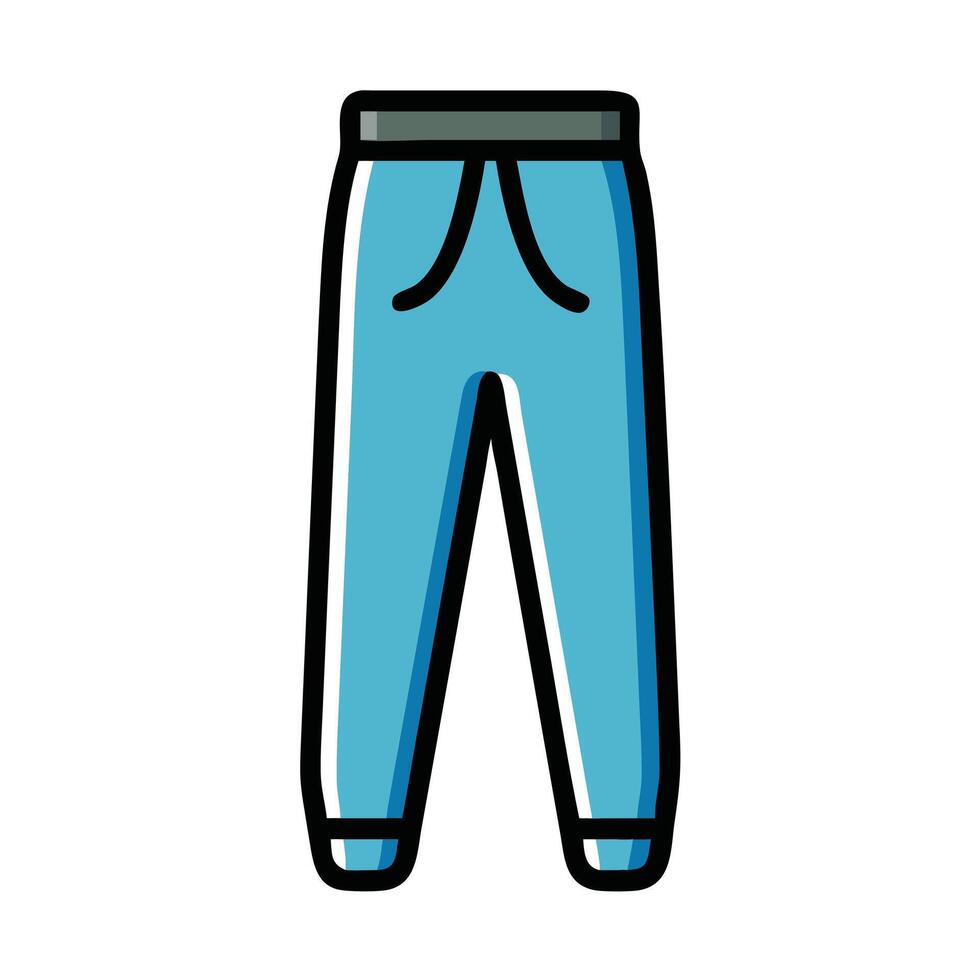 sweatpants icon, dress icon, clothing icon vector
