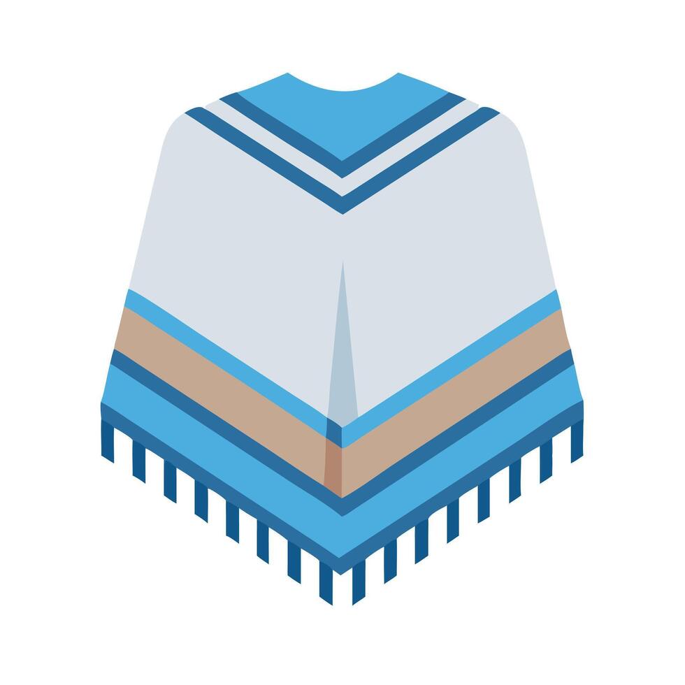 poncho icon, dress icon, clothing icon vector