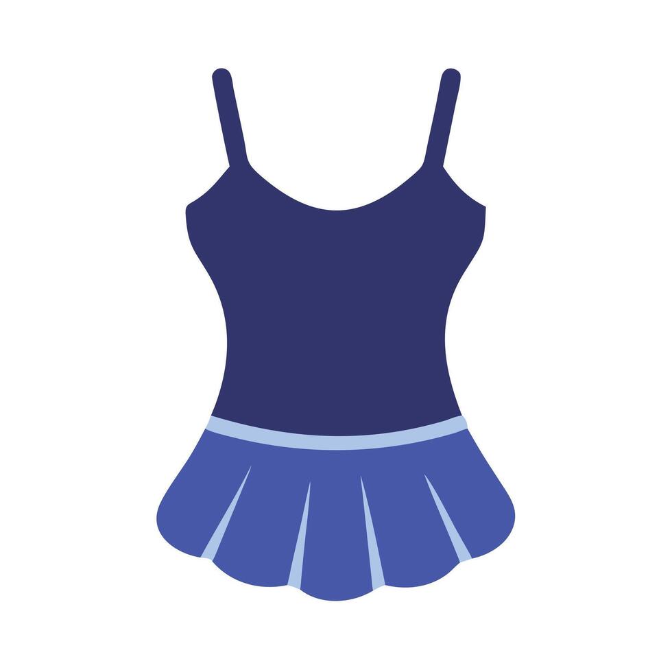 peplum top icon, dress icon, clothing icon vector