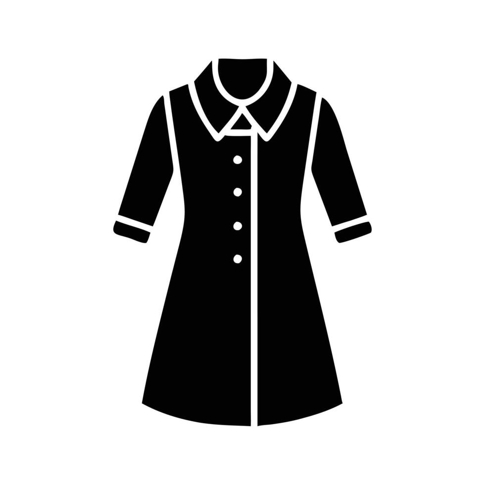 shirt dress icon, dress icon, clothing icon vector