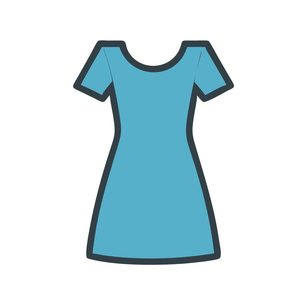 shift dress icon, dress icon, clothing icon vector