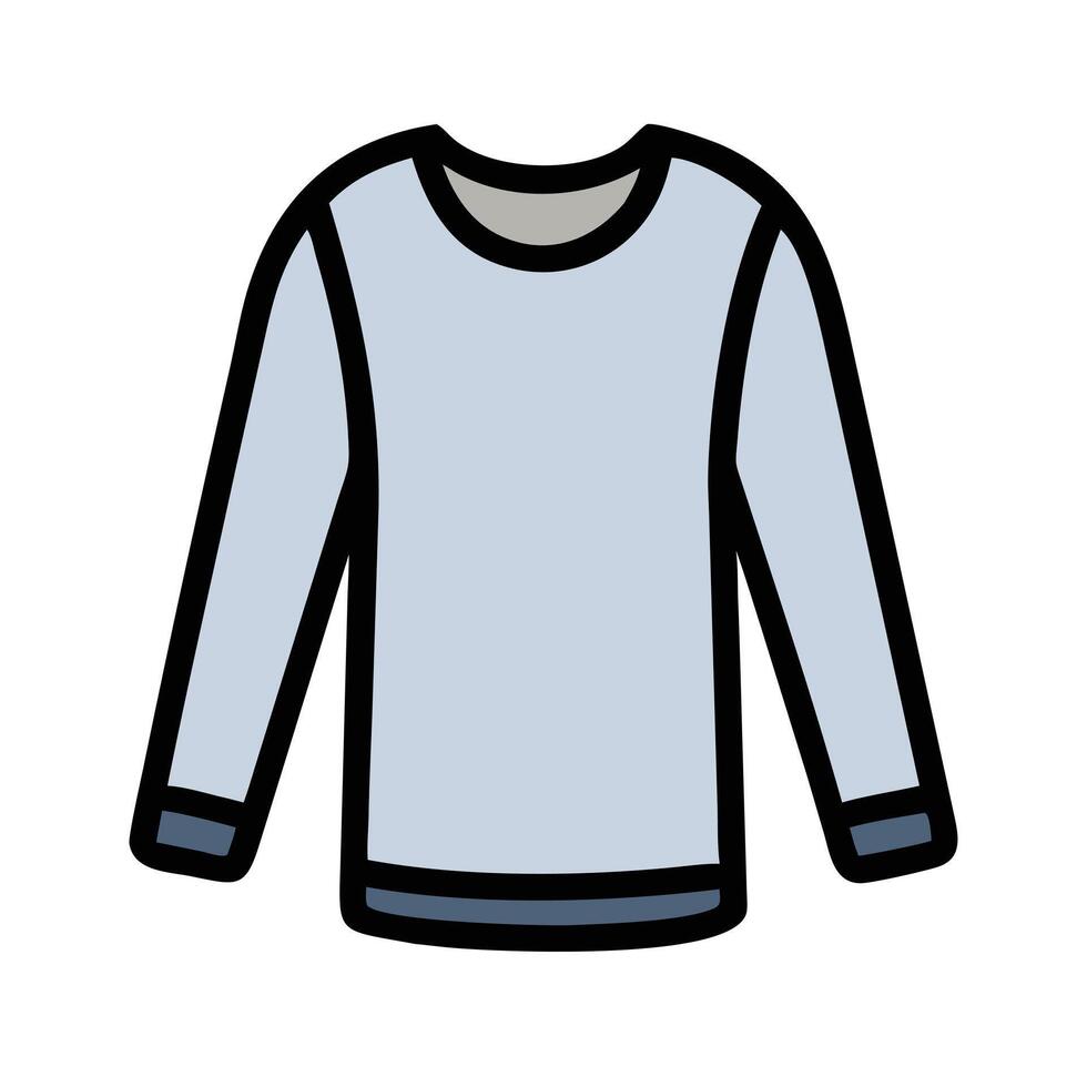 long sleeve shirt icon, dress icon, clothing icon vector