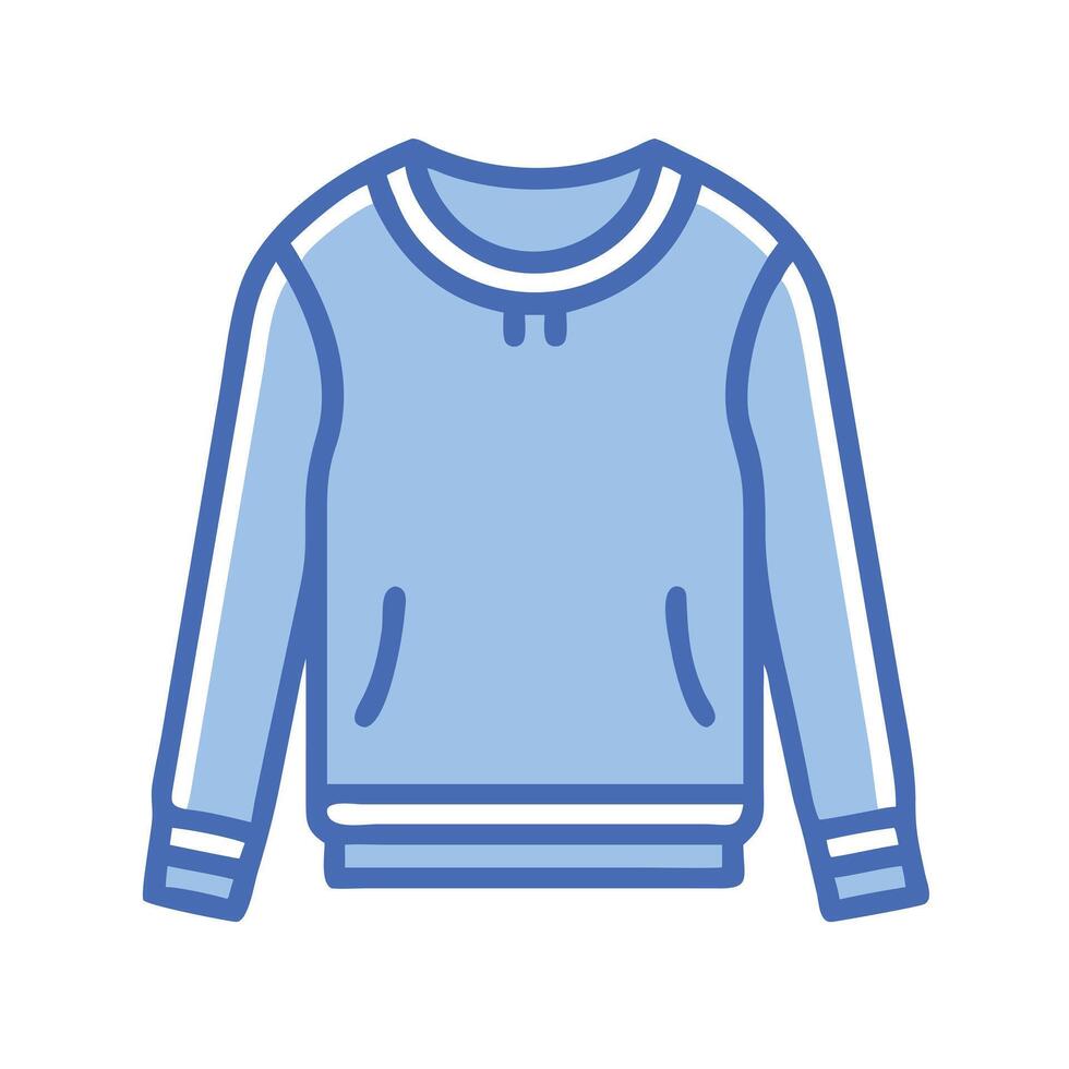sweatshirt icon, dress icon, clothing icon vector