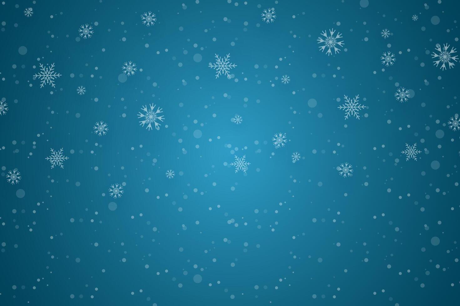 Winter blue background with snowflakes. Illustration. vector