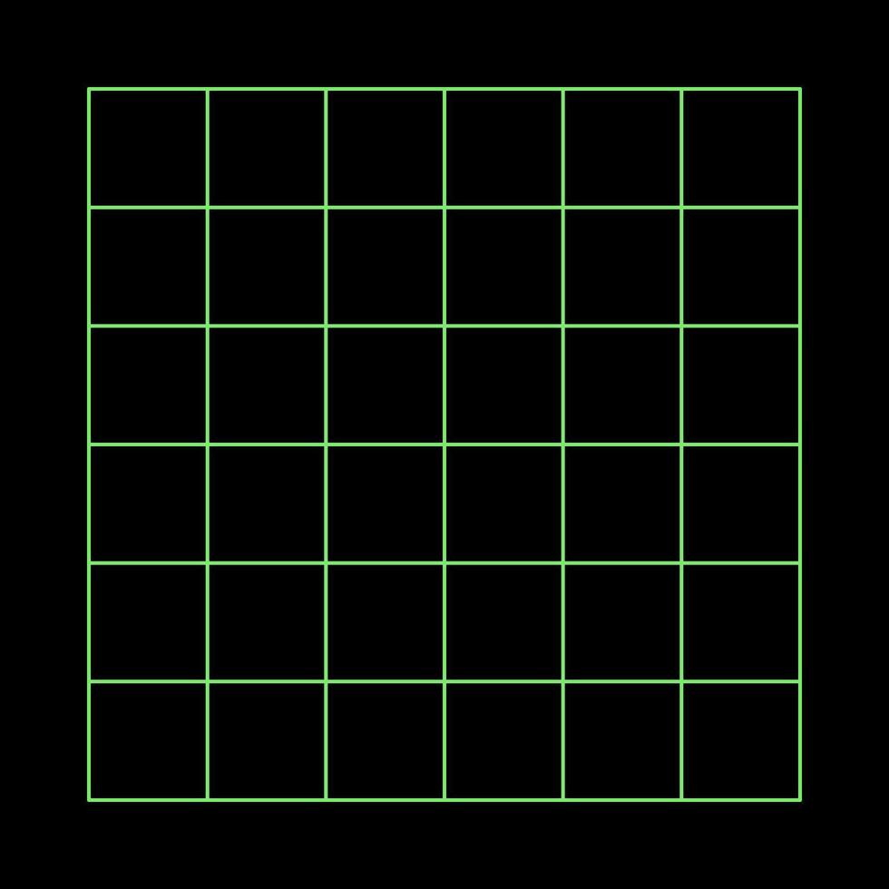 Y2K Rave Psychedelic Futuristic Square Grid in trendy neon green black style vector
