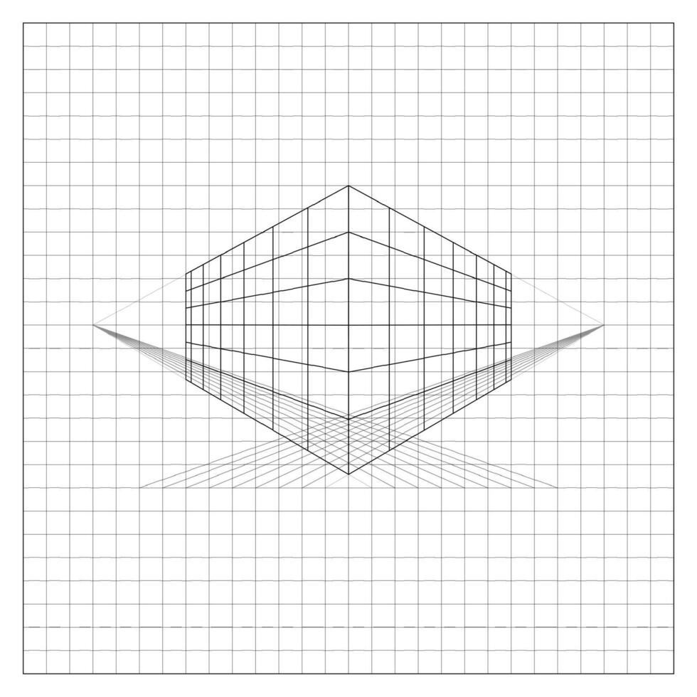 Perspective Grid For Constructing Complex vector