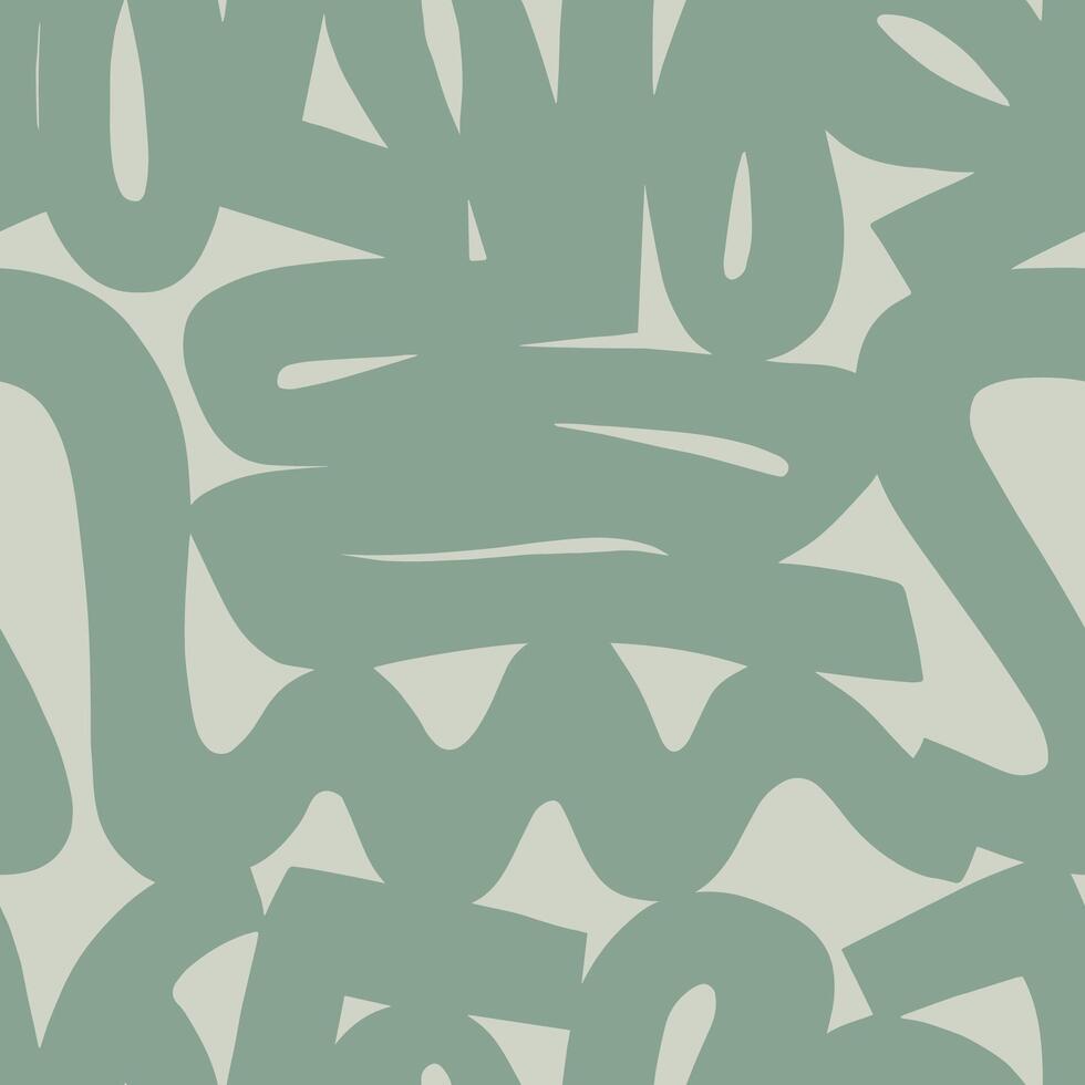 Doodle line illustration seamless repeat pattern digital artwork vector