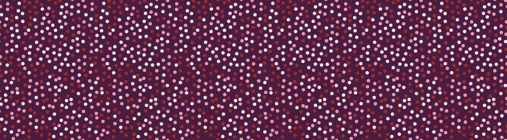Polka dot pattern with geometric circles. Perfect for textile designs, wallpaper, or trendy poster backgrounds with an abstract minimalist style. vector
