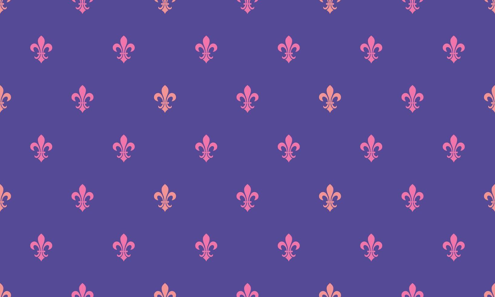 Fleur-de-lis image, royalty queen. Satin material a damask curl. Art quality from cover tile. vector
