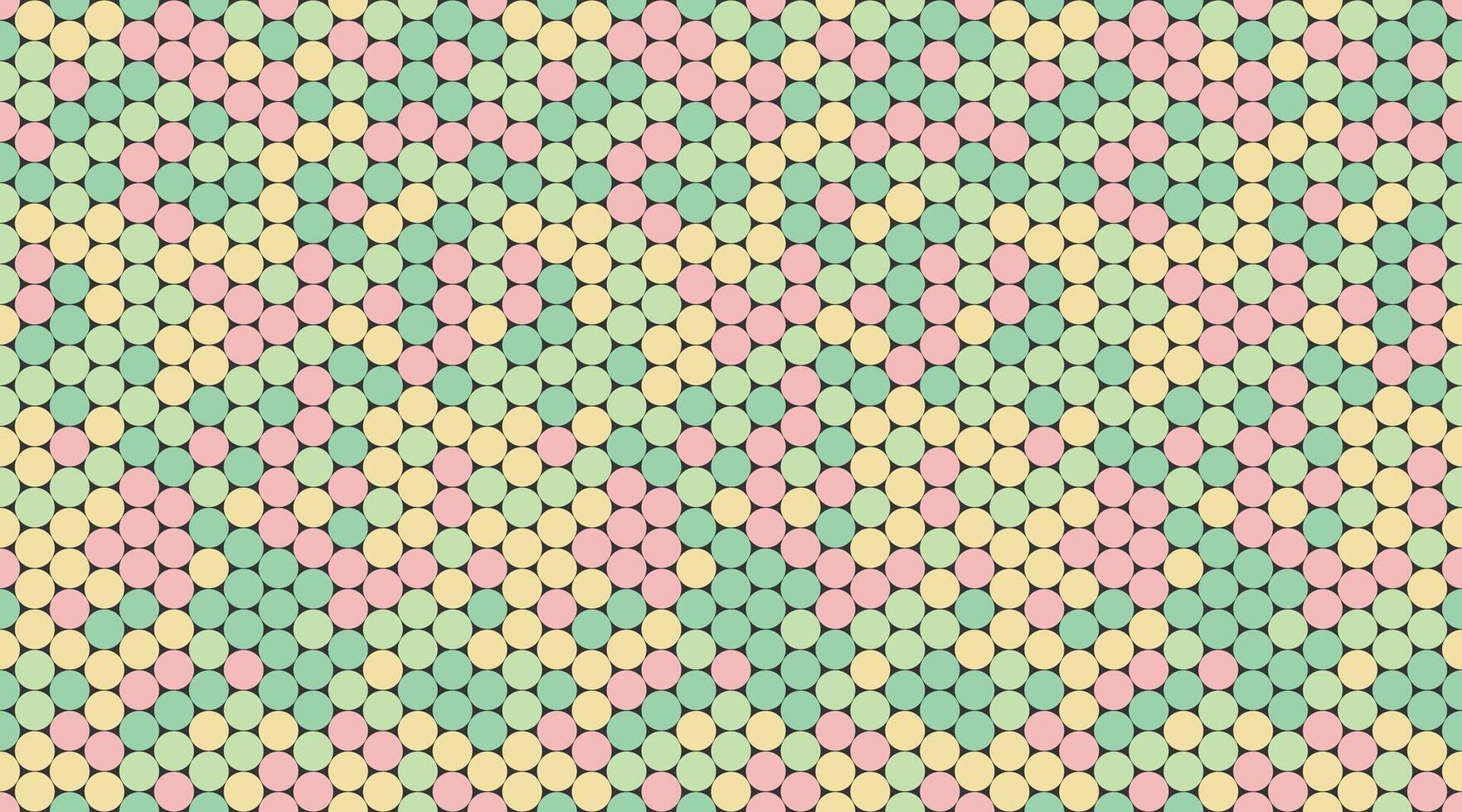 dotted pattern with colorful geometric circles. Perfect for textile, seamless wallpapers, and trendy abstract backgrounds for modern design. vector