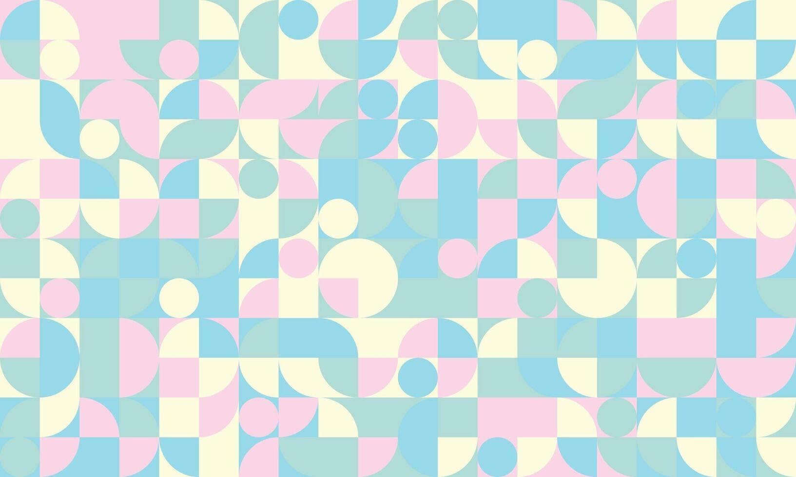 Abstract geometric design featuring seamless shapes and mosaic texture. Ideal for backgrounds, posters, and trendy textile prints with a modern flair. vector