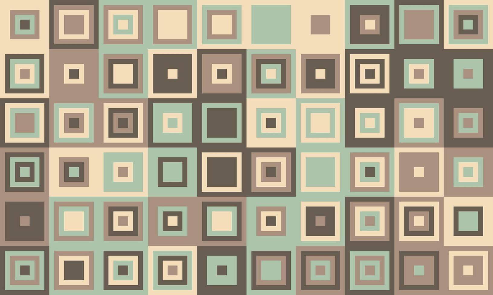 Textured cube pattern with colourful tiles and elegant symmetry. Ideal for graphic design projects, backgrounds, and trendy decorative material. vector
