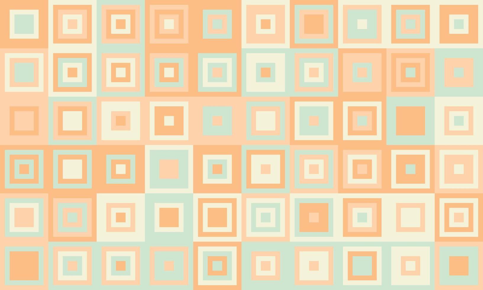 Symmetrical cube design with soft colours. Perfect for contemporary textiles, repeat prints, and ornate backgrounds, adding a touch of visual simplicity. vector