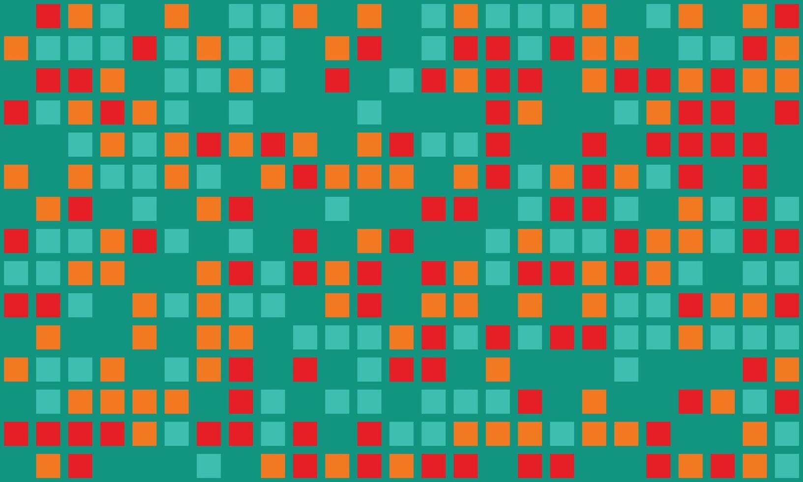 Geometric grid pattern with textured cubes and bright colours. Great for trendy, minimal designs, fabric prints, or background decor. vector