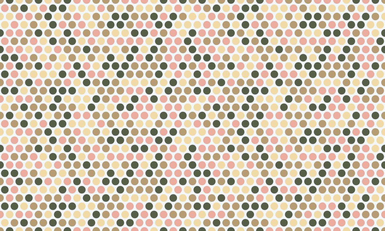 Seamless polka dot with geometric circles, perfect for fabric prints, posters, or abstract backgrounds. Trendy pattern for wallpapers and textile designs. vector