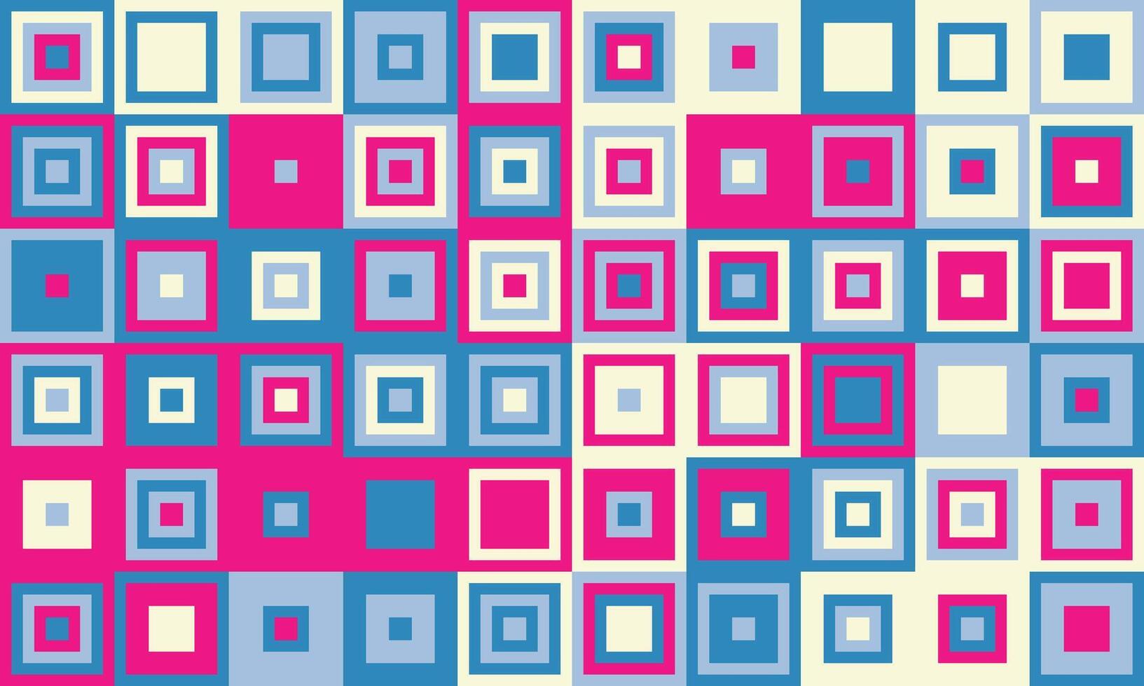 Elegant mosaic tile pattern with vibrant colours. Perfect for textile, decorative covers, or modern graphic design with structured and symmetrical appeal. vector