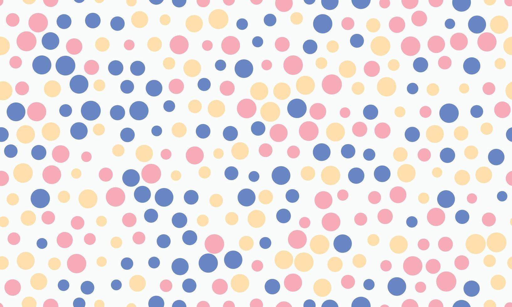 Abstract geometric polka dot pattern with repeating round spots. Great for textile prints, trendy wallpaper, and creative poster backgrounds. vector