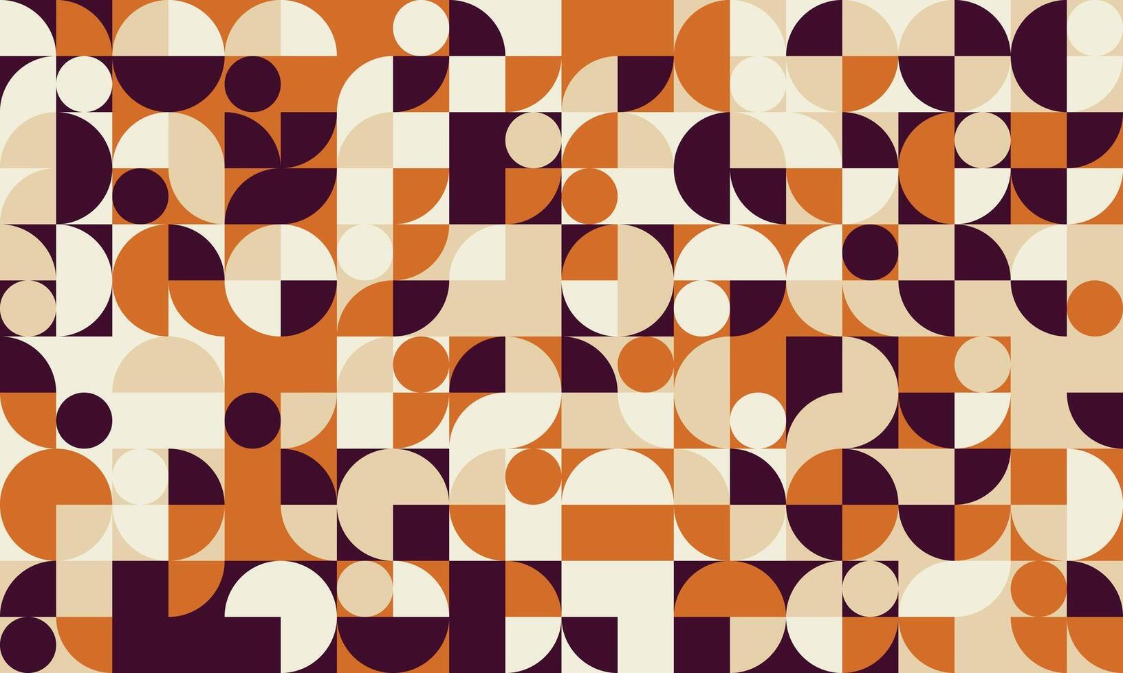 Modern abstract pattern with geometric shapes and seamless repetition. Great for trendy textile designs, poster backgrounds, or creative artwork covers. vector