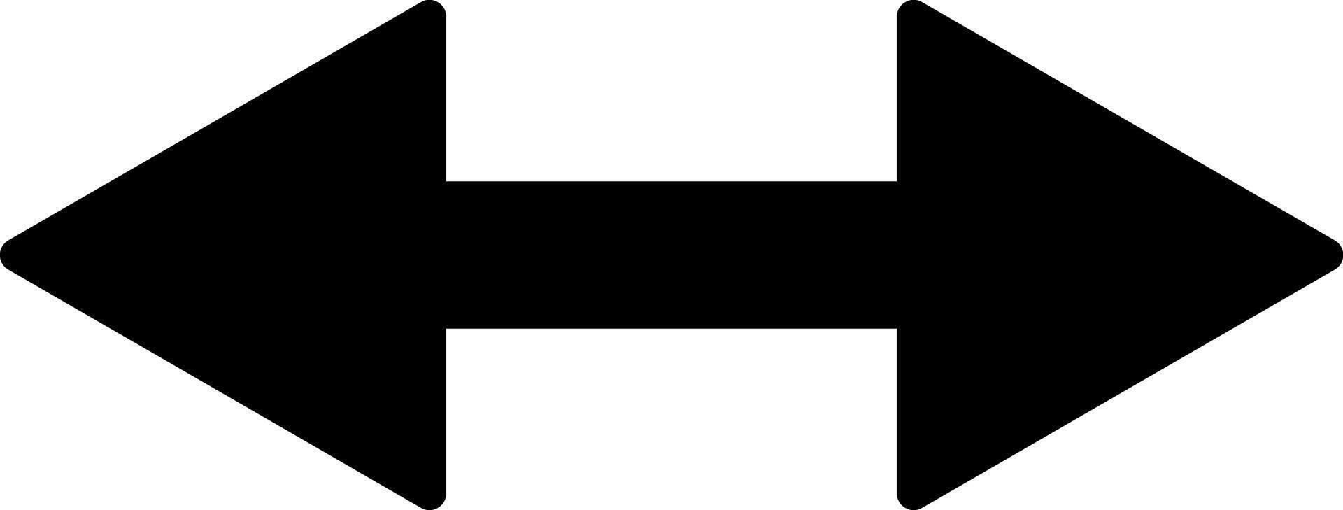 Arrow expand size icon vector