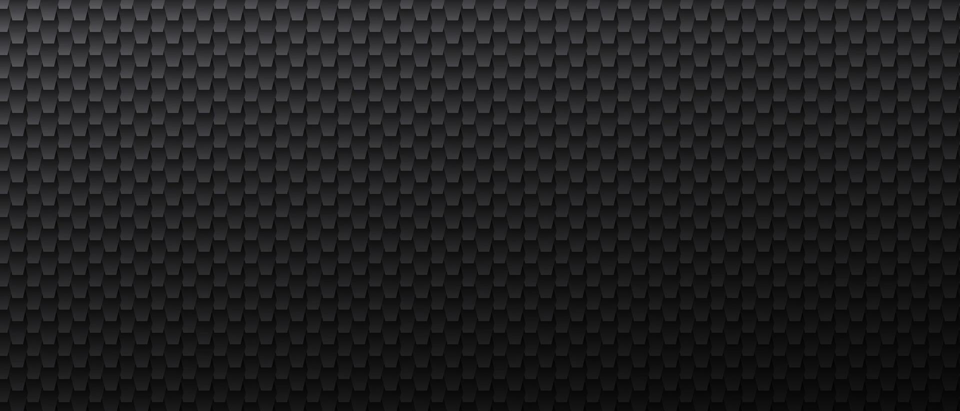 Black metalic carbon fiber texture vector