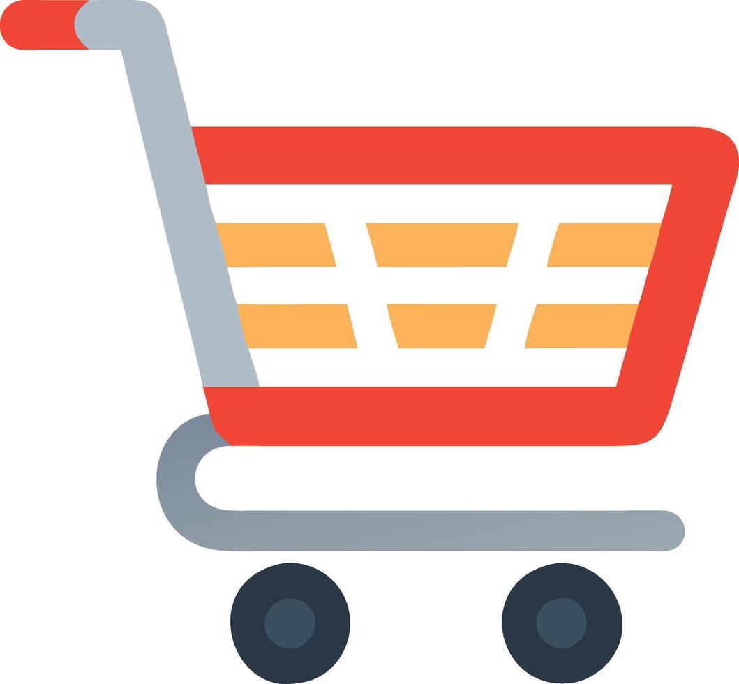 Shopping cart icon vector