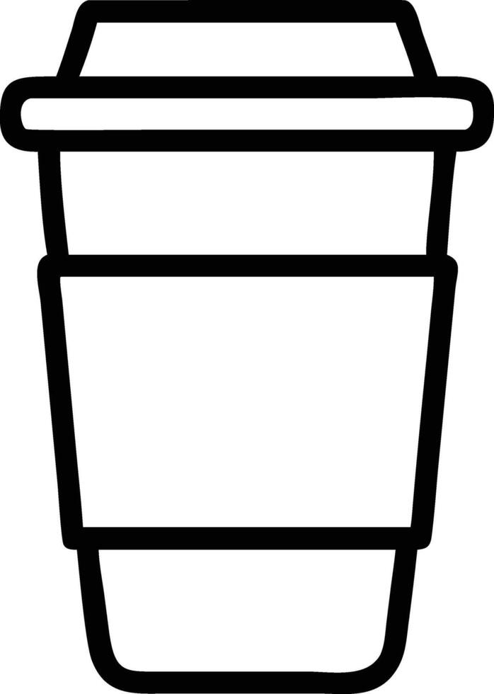Coffee cup icon on a white background vector