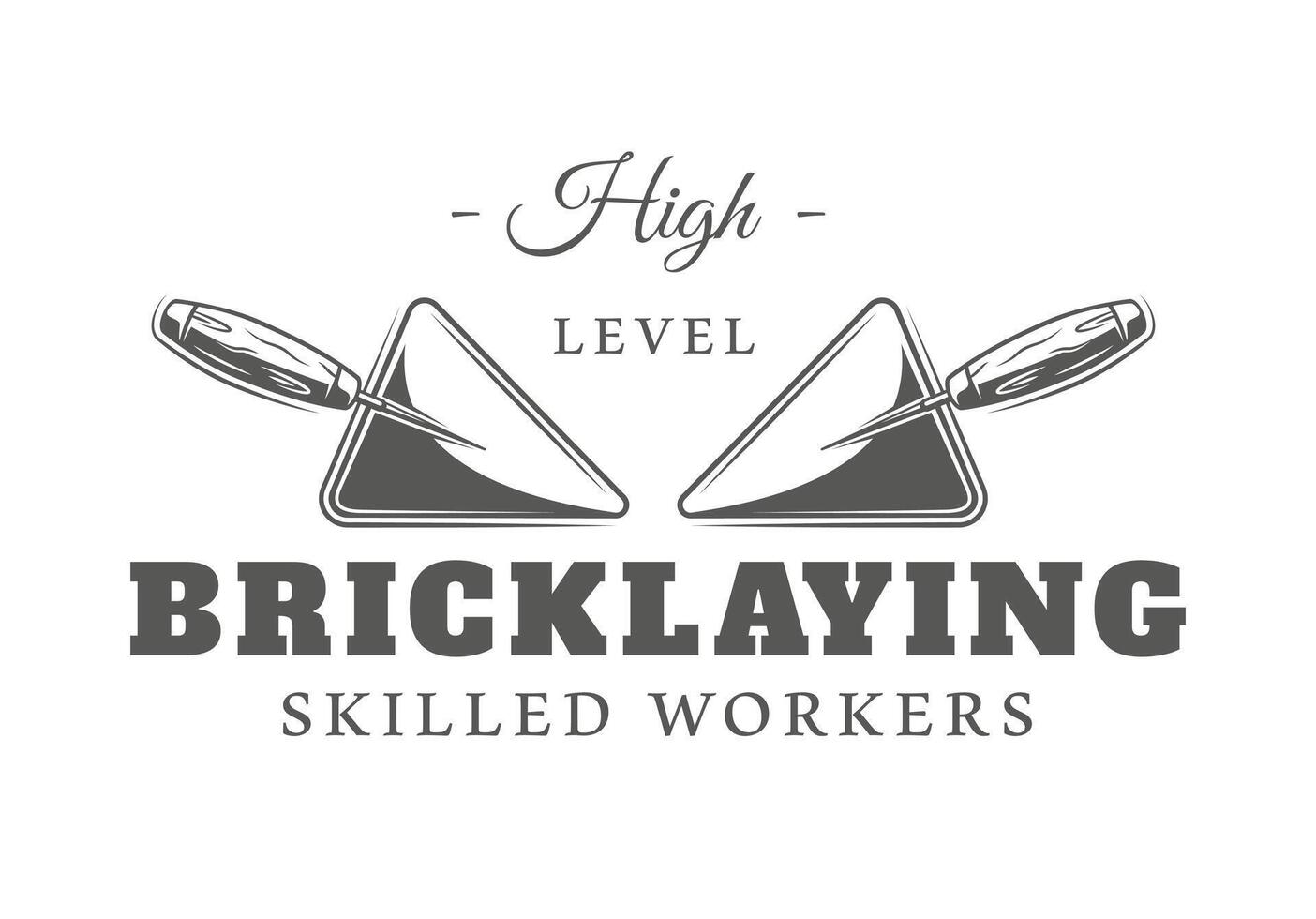 Construction label isolated on white background vector