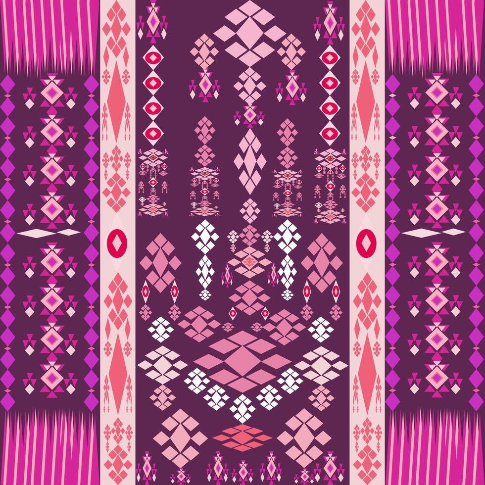 Beautiful pattern background from geometric shape,ethnic style. vector