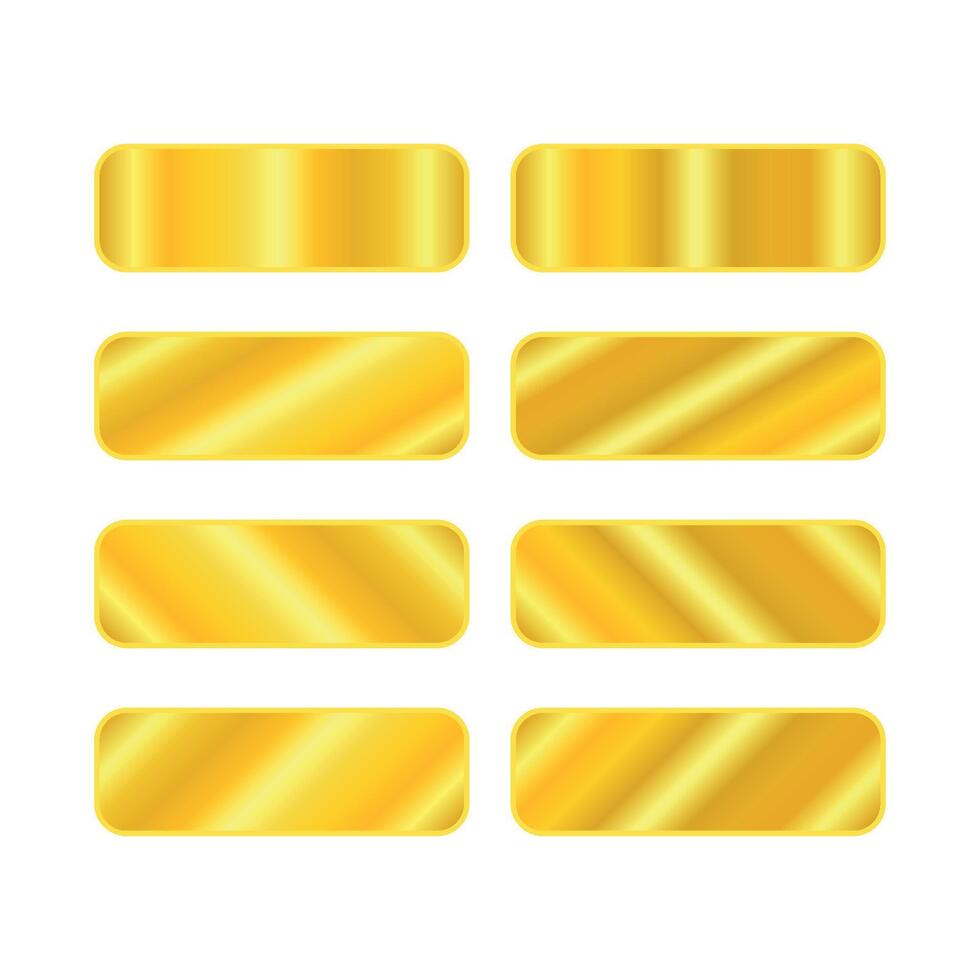 Golden foil gradient material texture. Golden gradient metal defocused background. vector