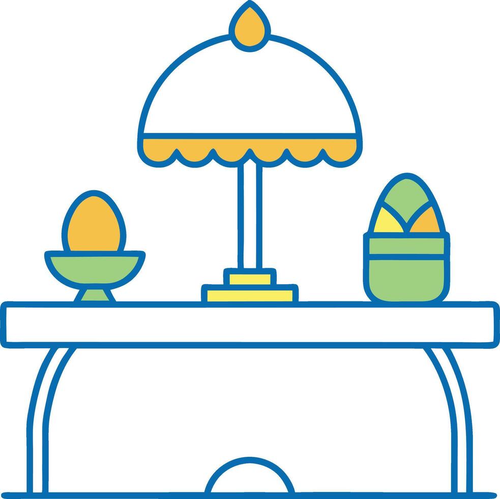 Easter Lamb Line Art Illustration for Festive Designs vector