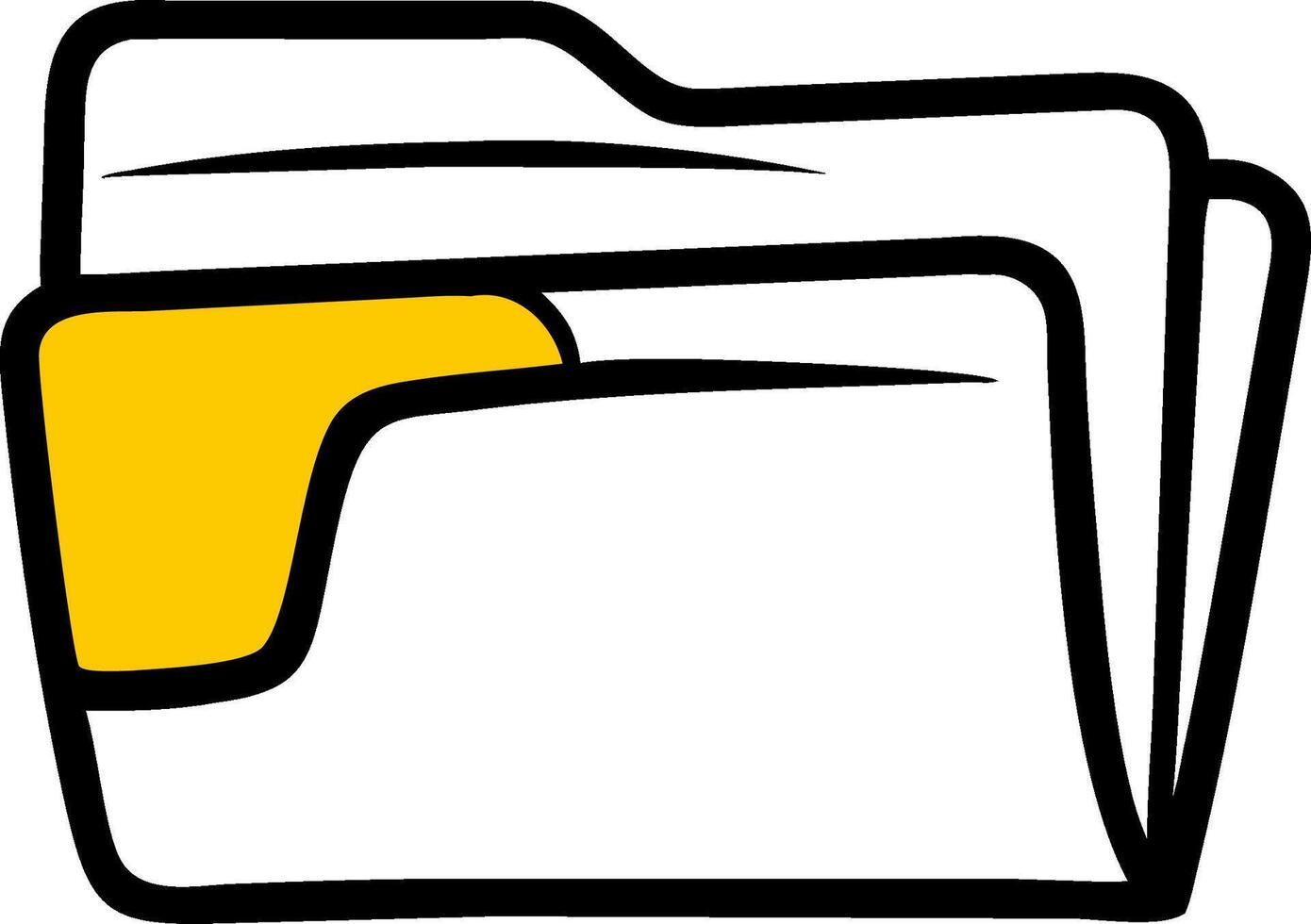 File folder clip art vector