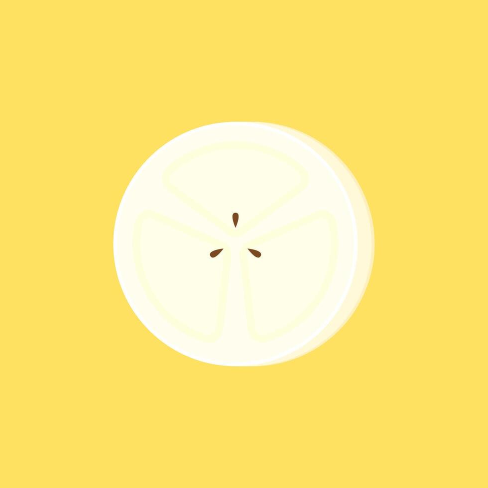 Banana slices isolated on a background. Banana icon . vector